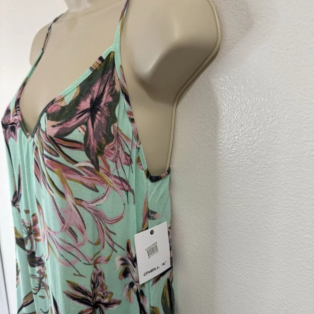 O'Neill Tropical Maxi Dress - Aqua and Lavender - Picture 6 of 12